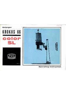 Krokus Krokus 66 SL manual. Camera Instructions.
